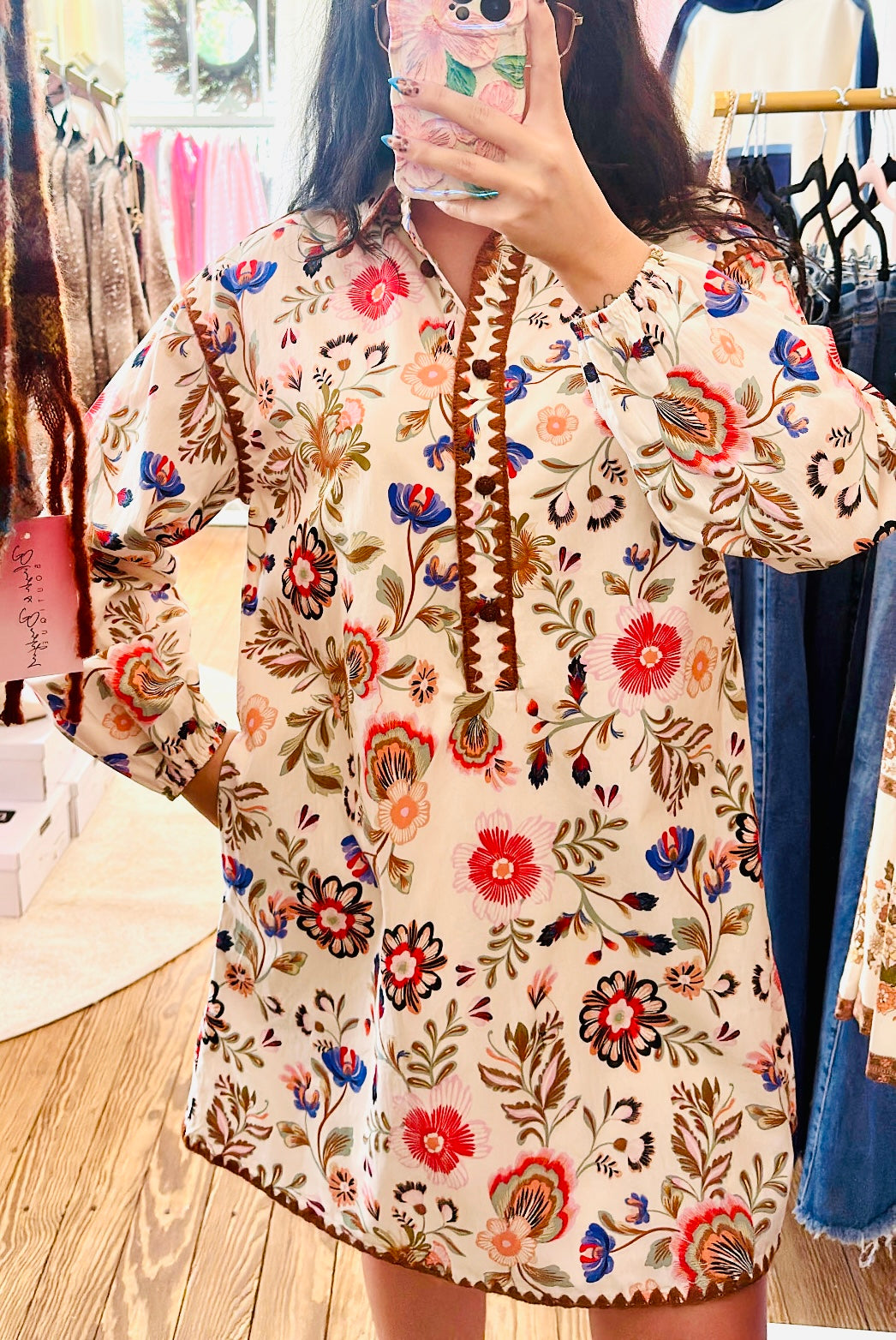 Petals & Poetry Mini Dress