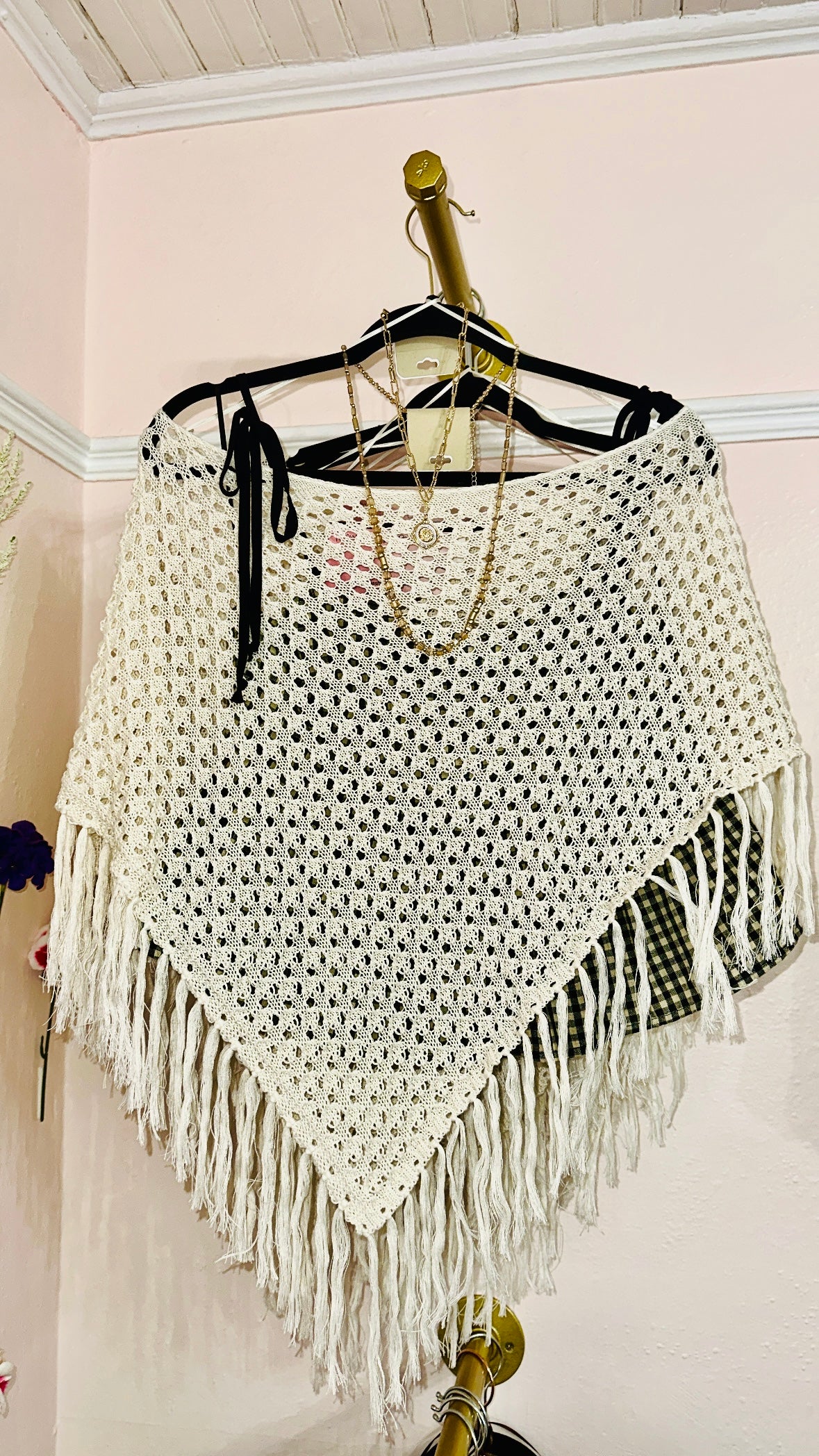 Tivona Fringe Poncho