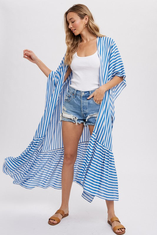 Stripe Maxi Duster