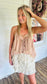 Delicate Lace Tiered Camisole