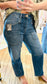 Risen Mid Rise Barrel Jeans