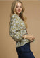 Multi Print Green Top