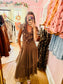Champagne & Chocolate Tiered Dress