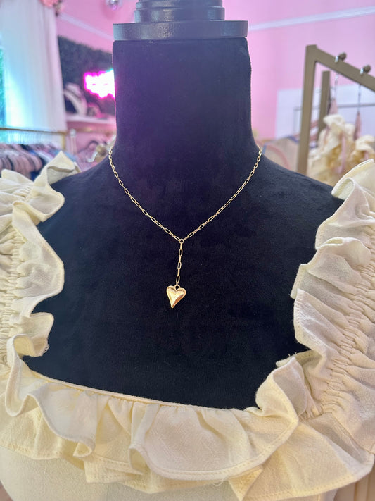 Paperclip Heart Necklace