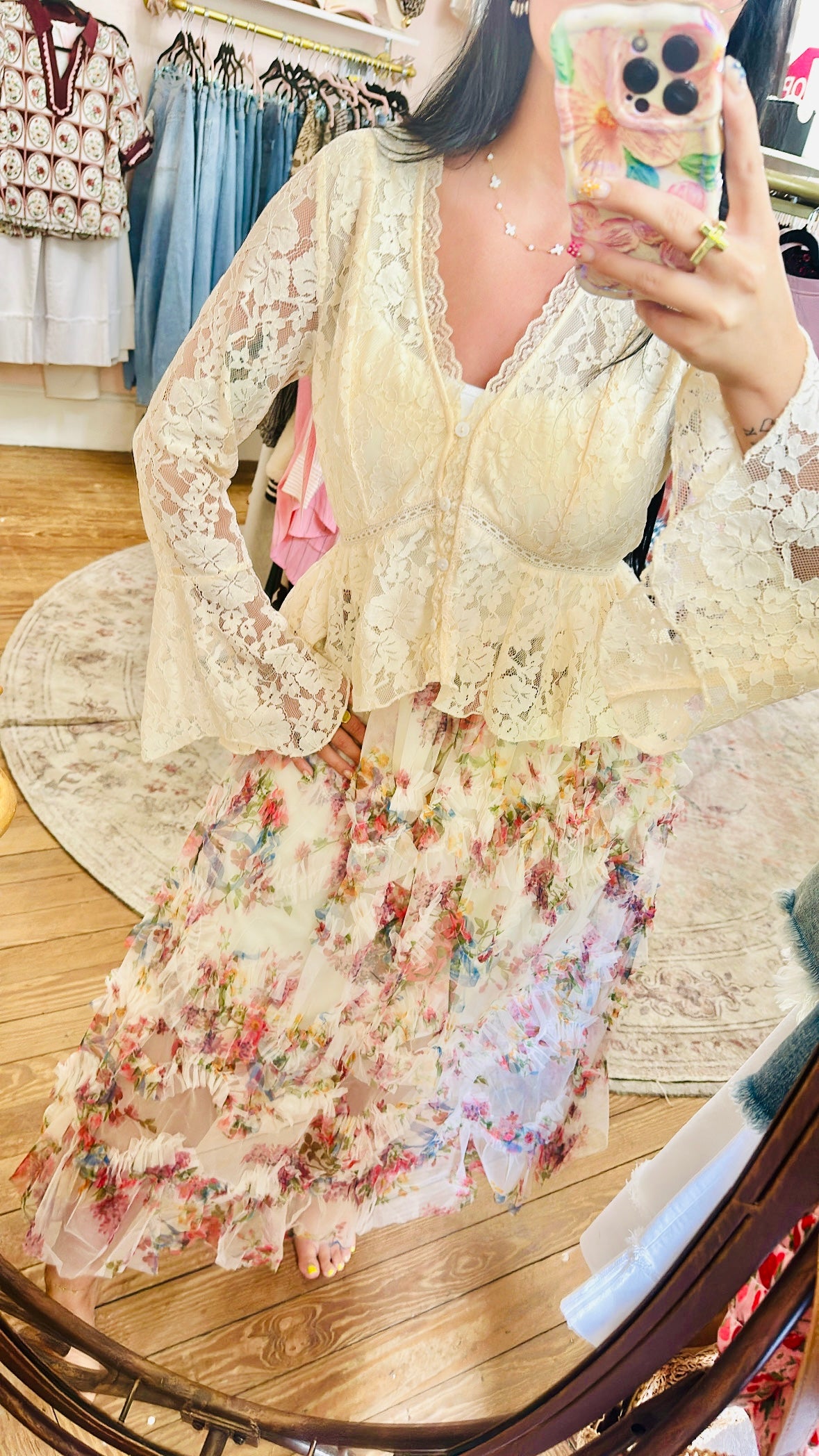 Gracefully Yours Lace Top