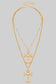 Two Piece Cross Necklace