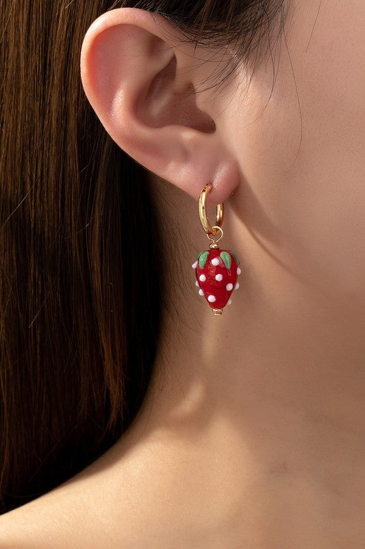 Strawberry Earrings