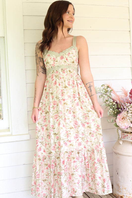 Ribbon Strap Midi Dress