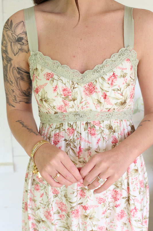 Ribbon Strap Midi Dress