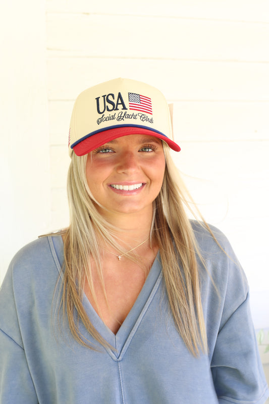 USA Trucker Hat-Simply Southern