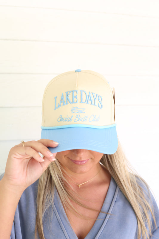 Lake Days Trucker Hat-Simply Southern