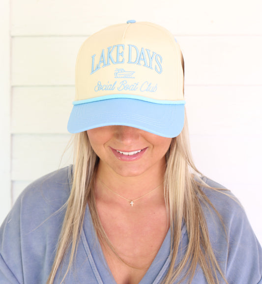 Lake Days Trucker Hat-Simply Southern