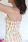 Orange Plaid Maxi Dress