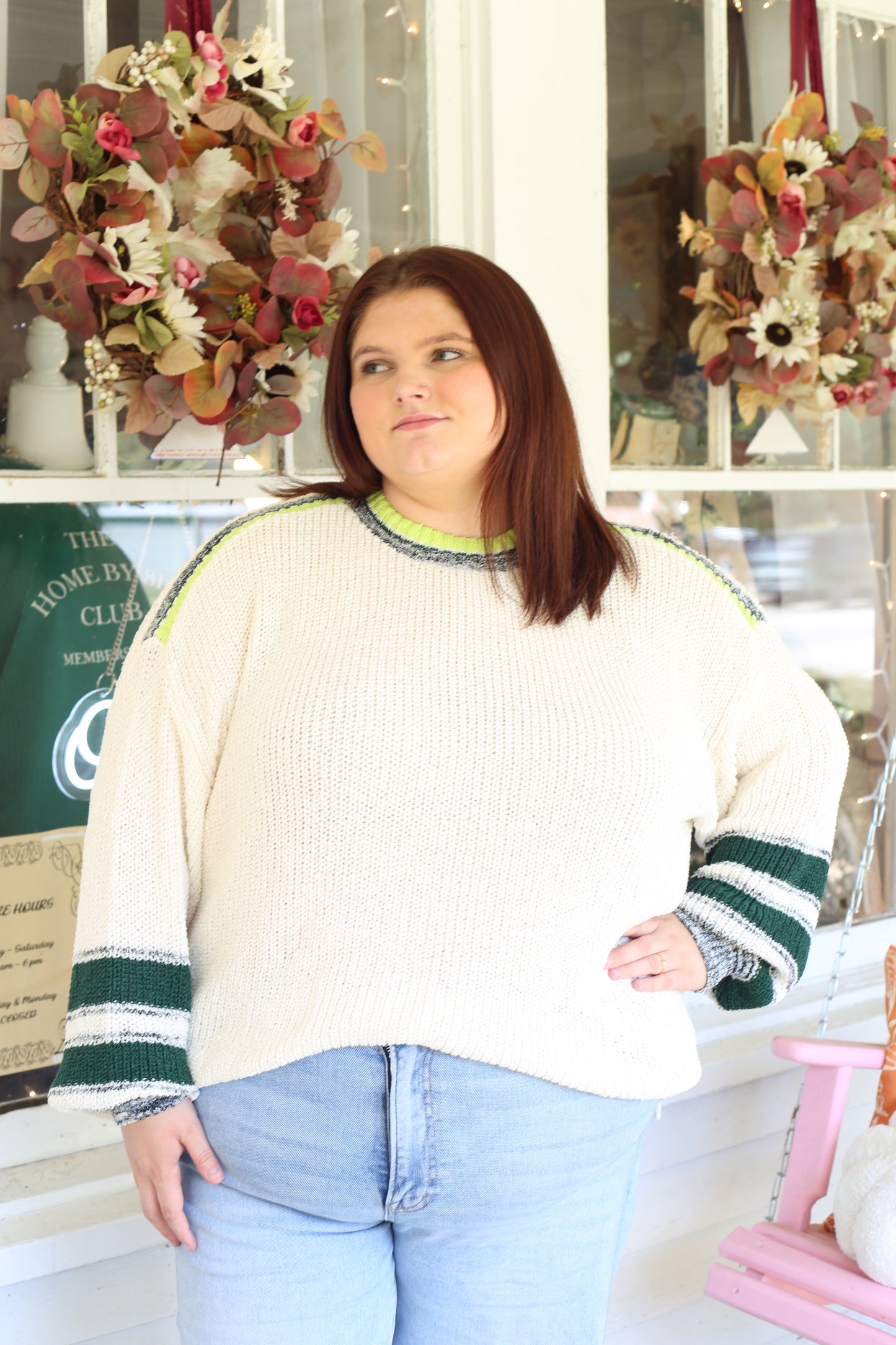 Color Mix Knitted Sweater