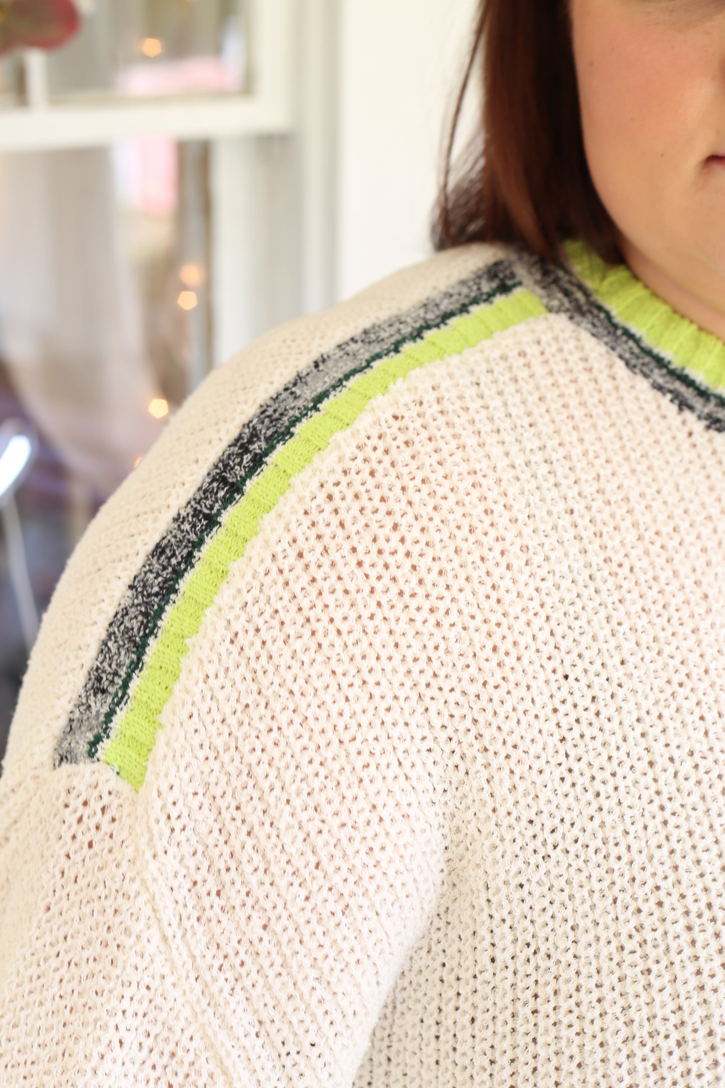 Color Mix Knitted Sweater