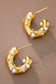 Pearl & Rhinestone Hoops
