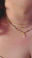 Multi Color Cross Necklace