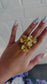 Triple Flower Adjustable Ring